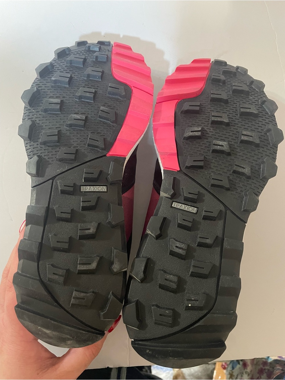 adidas Black and Pink Cloudfoam Trail Sneakers TR8 - Picture 5 of 7
